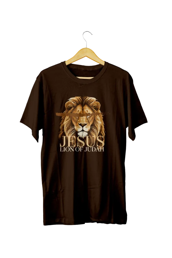 Camiseta oversized estampa Leão