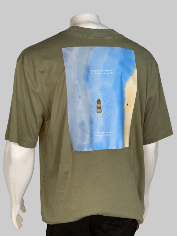 Camiseta amaciada suedine 100% algodão gramatura 230g/m - Imagem 3